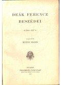 Deák Ferenc,Kónyi Manó - Deák Ferencz beszédei IV. 1866-1867