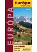 Topográf - Európa autóstérkép  (Puhaborítós)