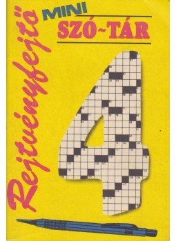 Pásztor Pál - Rejtvényfejtő mini szó-tár 4. Pásztor Pál - Rejtvényfejtő mini szó-tár 4., Budapest 1985 antikvár könyv