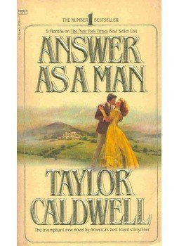 Caldwell, Taylor - Answer as a Man Caldwell, Taylor - Answer as a Man, null 1981 antikvár könyv