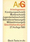 RICHARDI, REINHARD DR. - Arbeitsgesetze