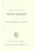 William Makepeace Thackeray - The History of Henry Esmond