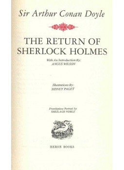 Sir Arthur Conan Doyle - The Return of Sherlock Holmes Sir Arthur Conan Doyle - The Return of Sherlock Holmes, null 1981 antikvár könyv