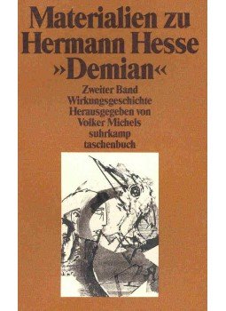 MICHELS, VOLKER - Materialien zu Hermann Hesse - Demian II. Band: Wirkungsgeschichte, null 1997 antikvár könyv