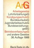 RICHARDI, REINHARD - Arbeitsgesetze