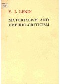 V. I. Lenin - Materialism and Empirio-Criticism