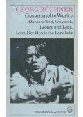 BÜCHNER,GEORG - Gesammalte Werke - Dantons Tod, Lenz, Leonce und Lena, Woyzeck, Der Hessische Landbote