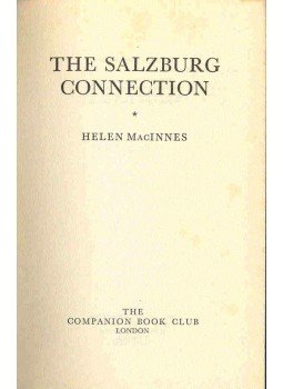 MacInnes, Helen - The Salzburg Connection, null 1968 antikvár könyv