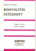 Kozáry Vilmos - Bonyolítói szószedet - Magyar-német, német-magyar