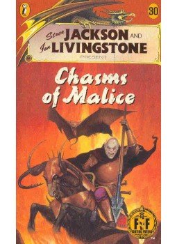 JACKSON, STEVE - LIVINGSTONE, IAN - Chasms of Malice JACKSON, STEVE - LIVINGSTONE, IAN - Chasms of Malice, null 1987 antikvár könyv