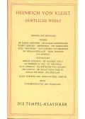 Kleist, Heinrich von - Sämlichte Werke