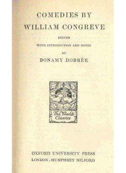 CONGREVE, WILLIAM - Comedies CONGREVE, WILLIAM - Comedies, null 0 antikvár könyv