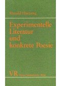 HARTUNG, HARALD - Experimentelle Literatur und konkrete Poesie