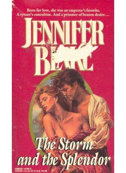 JENNIFER BLAKE - The Storm and the Splendor, null 1991 antikvár könyv