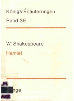  - Königs Erläuterungen - Erläuterungen zu Shakespeares Hamlet Prinz von Dänemark, null 1972 antikvár könyv