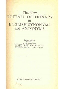 FERGUSSON, ROSALIND (editor) - The New English Dictionary of English Synonyms and Antonyms, null 1989 antikvár könyv