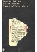 WELLEK, RENE - WARREN, AUSTIN - Theory of Literature