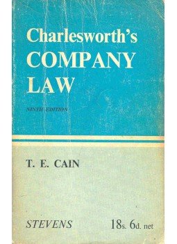 CAIN, T.E. - Charlesworth's Company Law CAIN, T.E. - Charlesworth's Company Law, null 1968 antikvár könyv