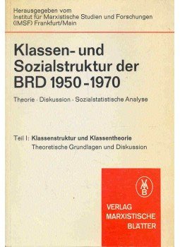  - Klassen- und Sozialstruktur der BRD 1950-1970, null 1980 antikvár könyv