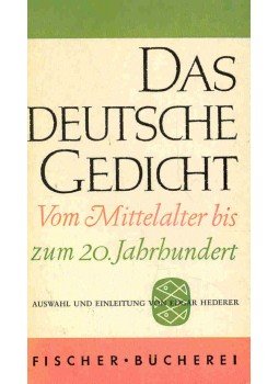  - Das deutsche Gedicht von Mittelalter bis zum 20. Jahrhundert, null 1963 antikvár könyv