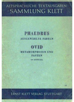 - PHAEDRUS : Ausgewählte Fabeln - OVID : Metamorphosen und Fasten - PHAEDRUS : Ausgewählte Fabeln - OVID : Metamorphosen und Fasten, null 0 antikvár könyv