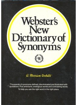 - Webster's New Dictionary of Synonyms - Webster's New Dictionary of Synonyms, 1984 antikvár könyv
