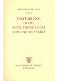 Wilhelm Szilasi - Einführung in die Phänomenologie Edmund Husserls