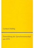 Helbig,Gerhard - Entwicklung der Sprachwissenschaft seit 1970