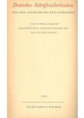 ALBRECHT, G. - BÖTTCHER, K. - GREINER-MAI, H. - KROHN, P.G. (editor) - Deutsches Schriftstellerlexikon