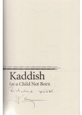 Kertész Imre - Kaddish for a Child Not Born (A fordítók által dedikált)