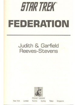 REEVES-STEVENS, JUDITH, REEVES - STEVENS, GARFIELD - Star Trek – Federation, null 1994 antikvár könyv