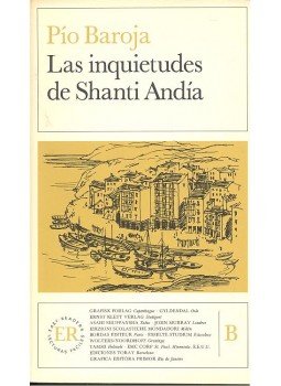 BAROJA, PÍO - Las inquietudes de Shanti Andía (Lecturas faciles), null 1973 antikvár könyv