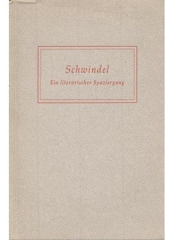 SCHWINDEL - Ein literarischer Spaziergang SCHWINDEL - Ein literarischer Spaziergang, null 1958 antikvár könyv