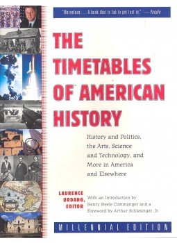 URDANG, LAURENCE (edt) - The Timetables of American History – History and Politics, the Arts, Science and Technology and More in America and Elsewhere, null 1996 antikvár könyv