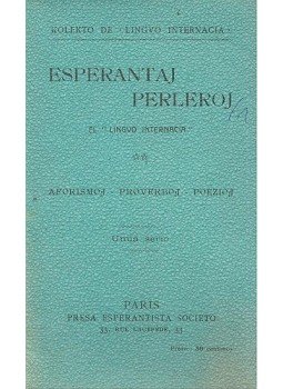  - Esperantal perleroj – Aforismoj, proverboj, poezioj – Una serio, null 0 antikvár könyv