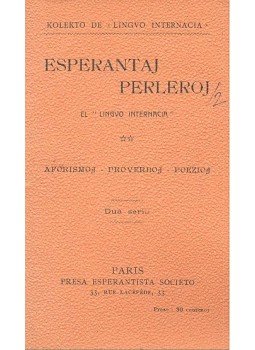  - Esperantal perleroj – Aforismoj, proverboj, poezioj – Dua serio, null 0 antikvár könyv