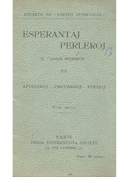  - Esperantal perleroj – Aforismoj, proverboj, poezioj – Trisa serio, null 0 antikvár könyv