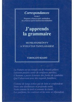 Sz. Tóth Gyula - J'apprends la grammaire Sz. Tóth Gyula - J'apprends la grammaire, Budapest 1994 antikvár könyv