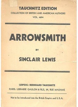 Sinclair Lewis - Arrowsmith Sinclair Lewis - Arrowsmith, null 1930 antikvár könyv