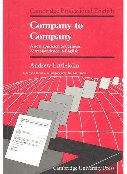 Littlejohn, Andrew - Company to Company (Student's Book), null 1991 antikvár könyv