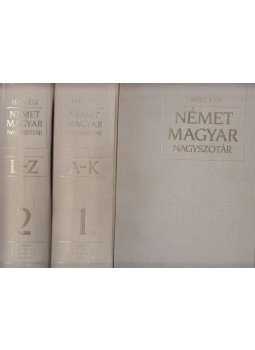 Halász Előd - Német-magyar nagyszótár I-II. Halász Előd - Német-magyar nagyszótár I-II., Budapest 1990 antikvár könyv