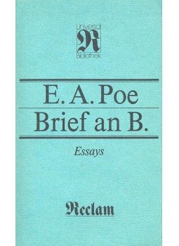 POE, EDGAR ALLEN - Brief an B. POE, EDGAR ALLEN - Brief an B., null 1987 antikvár könyv