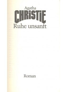 Agatha Christie - Ruhe unsanft Agatha Christie - Ruhe unsanft, null 0 antikvár könyv