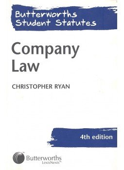 Ryan, Christopher - Butterworths Student Statutes – Company Law Ryan, Christopher - Butterworths Student Statutes – Company Law, null 2002 antikvár könyv