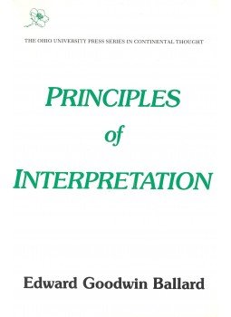 BALLARD, EDWARD GOODWIN - Principles of Interpretation BALLARD, EDWARD GOODWIN - Principles of Interpretation, null 1983 antikvár könyv