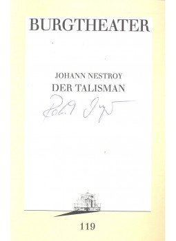 NESTROY, JOHANN - Der Talisman - Posse mit Gesang in drei Akten NESTROY, JOHANN - Der Talisman - Posse mit Gesang in drei Akten, null 1993 antikvár könyv