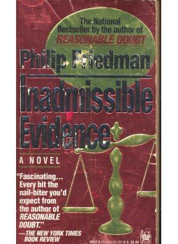 FRIEDMAN, PHILIP - Inadmissible Evidence FRIEDMAN, PHILIP - Inadmissible Evidence, null 1993 antikvár könyv