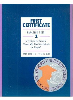 Harrison, Mark - First Certificate – Practice Tests 2 – Five tests for the new Cambridge First Certificate in English Harrison, Mark - First Certificate – Practice Tests 2 – Five tests for the new Cambridge First Certificate in English, null 1997 antikvár könyv