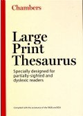 MANSER, MARTIN - Large Print Thesaurus