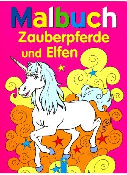  - Malbuch Zauberpferde und Elfen, null 2008 antikvár könyv